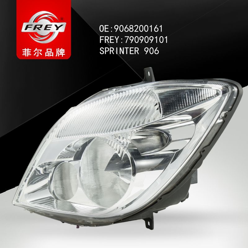 FREY Фара передняя MERCEDES-BENZ SPRINTER (2007-2014) левая с электрокорректором 790909101 (OEM Mercedes Benz A9068200161)