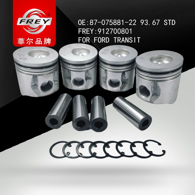 FREY Поршни комплект 4 штуки Ford Transit 912700801 (OEM Nural 8707588122)