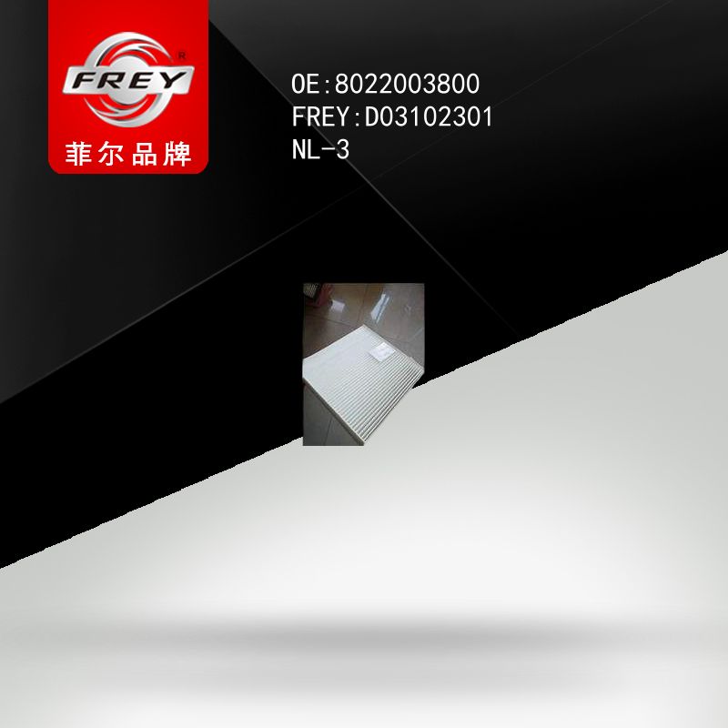FREY Фильтр салонный, D03102301 (OEM 8022003800 Geely)
