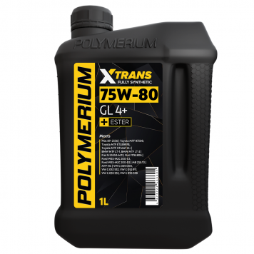 Трансмиссионное масло XTRANS 75W-80 GL-4+ Fully synthetic *1л.